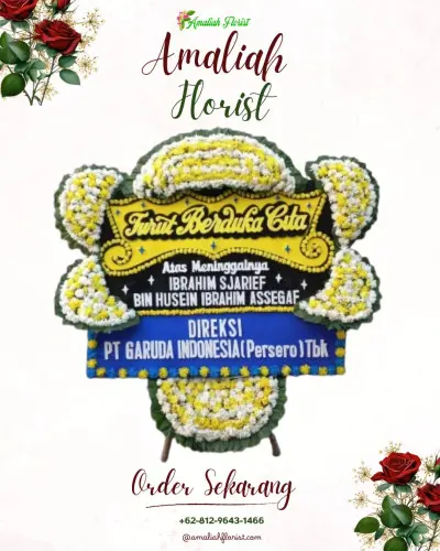Papan Bunga Duka di Cakranegara Timur