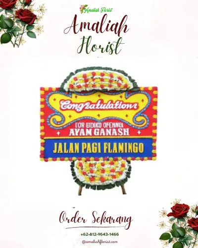 Bunga Papan Congratulation di Cakranegara Timur